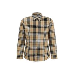 Burberry Beige Cotton Men's Shirt